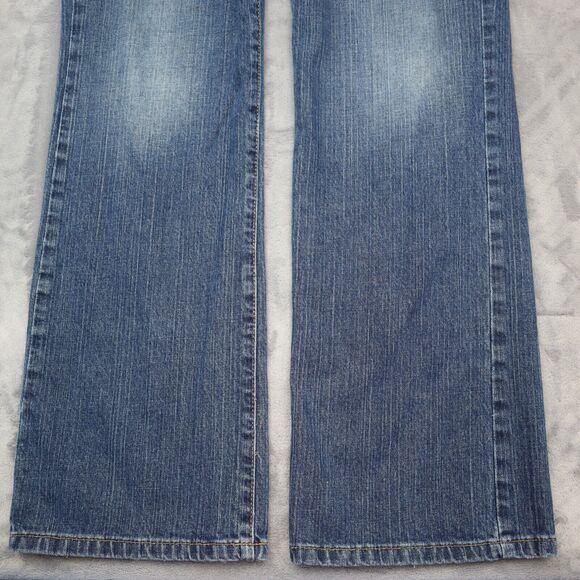 Lucky Brand Jeans Womens 12 Blue Mid Rise Button Zip Classic Fit Denim Pants - Picture 14 of 16